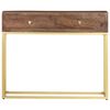 vidaXL Konsolentisch 90×30×75 cm Massivholz Mango