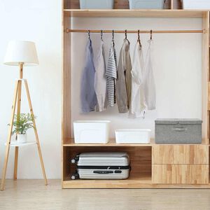 vidaXL Lagerboxen Vliesstoff Grau
