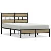 vidaXL Bettgestell ohne Matratze Sonoma-Eiche 120x190 cm Holzwerkstoff