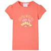 Kinder-T-Shirt Korallenrosa 104