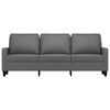 vidaXL 3-Sitzer-Sofa Dunkelgrau 180 cm Stoff