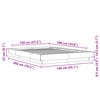 vidaXL Bettgestell Schwarz 120x190 cm Holzwerkstoff