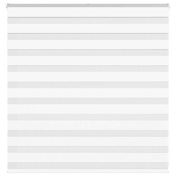 vidaXL Doppelrollo Wei&szlig; 145x100 cm Stoffbreite 140,9 cm Polyester