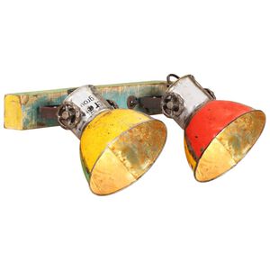 vidaXL Wandleuchte Industrie-Stil Mehrfarbig 45x25 cm E27