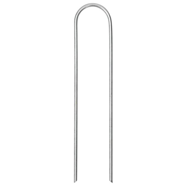 vidaXL Bodenanker U-Form 25 Stk. 15x3,5 cm Verzinkter Stahl