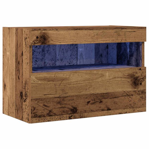vidaXL TV-Wandschrank Altholz 60 x 30 x 40 cm Holzwerkstoff
