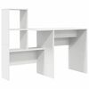 vidaXL Schreibtisch Wei&szlig; Holzwerkstoff 131,5 x 50 x 106,5 cm