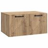 vidaXL Wandmontierter TV-Schrank Artisan-Eiche 59,5 x 41 x 30 cm