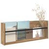 vidaXL Magazinregal Artisan-Eiche 80 x 12 x 30 cm Holzwerkstoff