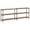 vidaXL Konsolentisch Altholz 200 x 29 x 75 cm Sperrholz und Metall