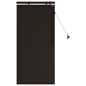 vidaXL Venezianische Jalousie Dunkelbraun 65 x 130 cm 35 mm