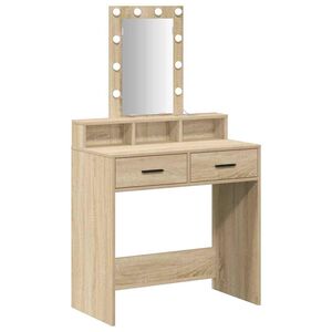 vidaXL Schminktisch Braun 79 x 41 x 140 cm Holzwerkstoff