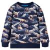 Kinder-Sweatshirt Marineblau 92