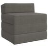 vidaXL Klappsofa Bett Hellgrau 200 x 70 x 15 cm Cordstoff