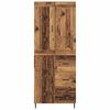 vidaXL Highboard mit Schubladen 2 pcs Altholz Holzwerkstoff