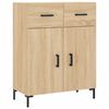 vidaXL Highboard Sonoma-Eiche 69,5x34x180 cm Holzwerkstoff