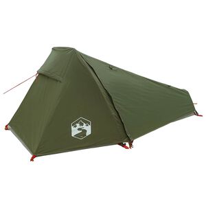 vidaXL Tunnelzelt 215 x 100 x 90 cm Olivgr&uuml;n Polyester und Stahl