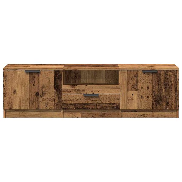 vidaXL TV-Schrank Altholz-Optik 140x35x40 cm Holzwerkstoff