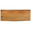 vidaXL Tischplatte mit Baumkante 80x40x3,8 cm Massivholz Mango