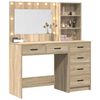 vidaXL Schminktisch mit Regal Braun 78,5 x 41 x 135 cm Holzwerkstoff