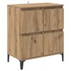 vidaXL Sideboards 3 pcs Artisan-Eiche 60 x 35 x 70 cm Holzwerkstoff