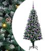 vidaXL K&uuml;nstlicher Weihnachtsbaum mit 150 LEDs mit St&auml;nder Gr&uuml;n 150 cm