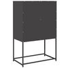 vidaXL Highboard Schwarz 68x39x107 cm Stahl