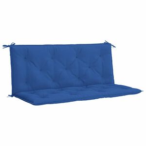 vidaXL Gartenbank-Auflage Blau 120x(50+50)x7 cm Oxford-Gewebe