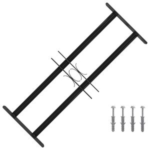 vidaXL Fenstersicherheitsgitter 76 x 30 cm Galvanisiertes Stahl