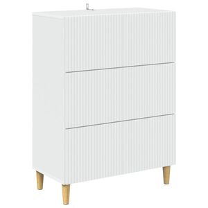 vidaXL Schubladenschrank Wei&szlig; 66 x 34,5 x 90 cm Holzwerkstoff