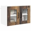 vidaXL K&uuml;chenschrank 2 pcs Altholz 60 x 31 x 40 cm Holzwerkstoff