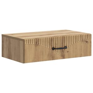 vidaXL Wandmontierter Beistelltisch 59 x 34,5 x 17 cm Holzwerkstoff