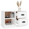 vidaXL TV-Schrank Weiß 73x35,5x47,5 cm Holzwerkstoff