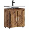 vidaXL Badezimmerschrank-Set TULUM Altholz 60 x 34 x 63 cm