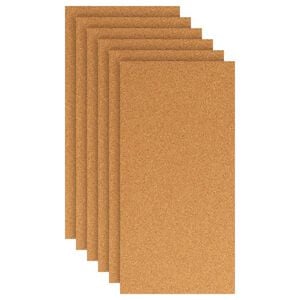 vidaXL Korkplatte 6 pcs 100 x 50 x 1 cm Kork Braun