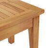 vidaXL Gartenbank 2 pcs Creme und Braun Massivholz Teak