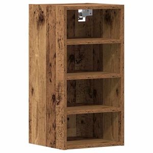 vidaXL H&auml;ngeschrank Riga Altholz-Optik 30x29,5x60 cm Holzwerkstoff
