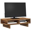 vidaXL Monitorst&auml;nder Altholz-Optik 50x27x15 cm Holzwerkstoff