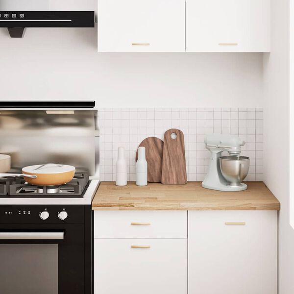 vidaXL K&uuml;chenarbeitsplatte 100x63,5x4 cm Massivholz Eiche Rechteckig