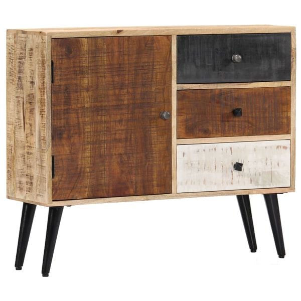 vidaXL Sideboard 88&times;30&times;73 cm Mango-Massivholz