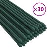 vidaXL Pflanzenst&uuml;tzen 30 Stk. Gr&uuml;n 180 cm Stahl