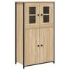 vidaXL Highboard Sonoma-Eiche 62x32x106,5 cm Holzwerkstoff