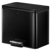 EKO Tretm&uuml;lleimer Essential 2x15 L Schwarz