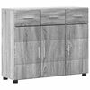 vidaXL Sideboard Graues Sonoma 88,5 x 30,5 x 73 cm Holzwerkstoff