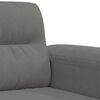 vidaXL 2-Sitzer-Sofa Dunkelgrau 120 cm Mikrofasergewebe