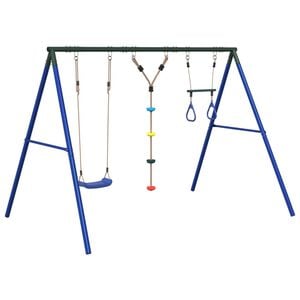 vidaXL Schaukel-Set mit Schaukelsitz Trapez und Strickleiter