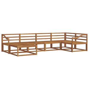 vidaXL Outdoor-Sofagarnitur 6 pcs Natur Massivholz Akazie