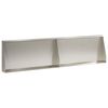 vidaXL St&uuml;tzmauer 2 stk. 80 x 12 x 40 cm Edelstahl Silber