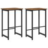 vidaXL Barhocker 2 stk. Altholz 40 x 32 x 64 cm Holzwerkstoff