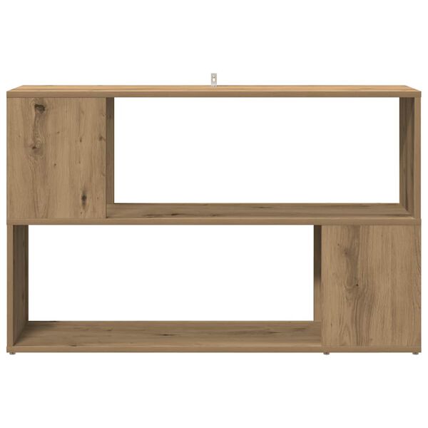 vidaXL B&uuml;cherregal Artisan-Eiche 100x24x63 cm Holzwerkstoff